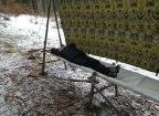 making a bed using simple knots and posts
